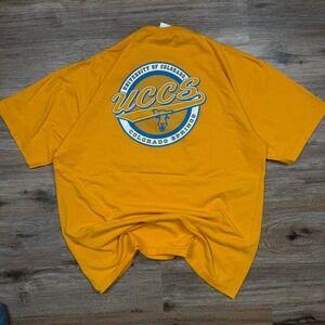 Vintage jansport university of‎ colorado springs UCCS yellow boxy tee